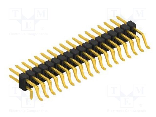Connector: pin strips; pin header; male; PIN: 36; 2.54mm; SMT,THT