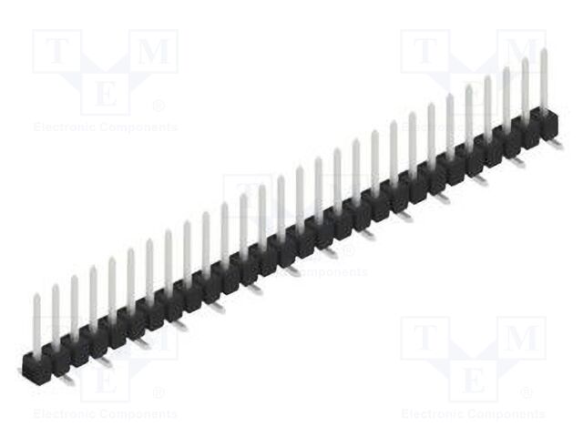 Connector: pin strips; pin header; male; PIN: 28; 2.54mm; SMT; 1x28