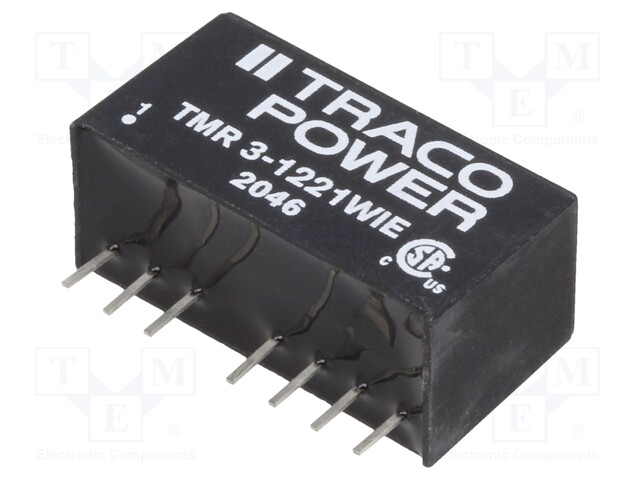 Converter: DC/DC; 3W; Uin: 4.5÷18V; Uout: 5VDC; Uout2: -5VDC; SIP8