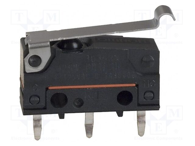 Microswitch SNAP ACTION; with lever with roller simulation