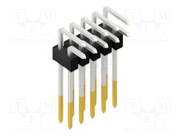 Connector: pin strips; pin header; male; PIN: 10; 2.54mm; THT; 2x5