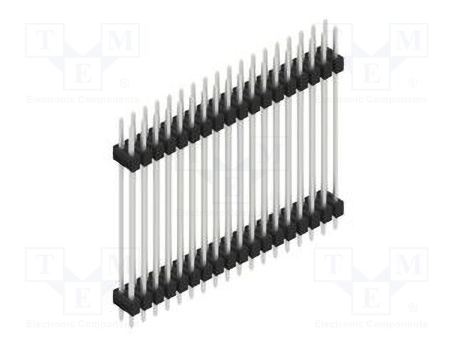 Connector: pin strips; pin header; male; PIN: 36; 2.54mm; THT; 2x18