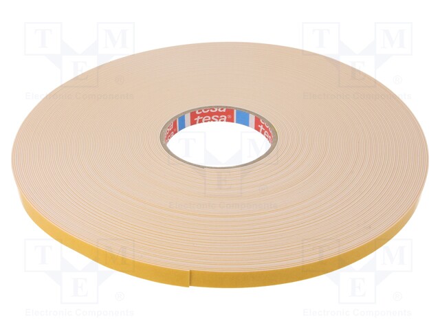 Tape: fixing; W: 12mm; L: 50m; D: 1.15mm; V: double-sided; acrylic