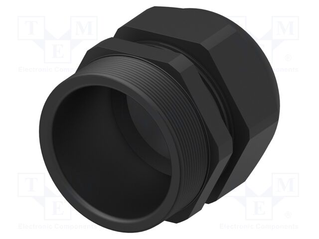 Cable gland; without nut; M63; 1.5; IP68; Mat: polyamide; black