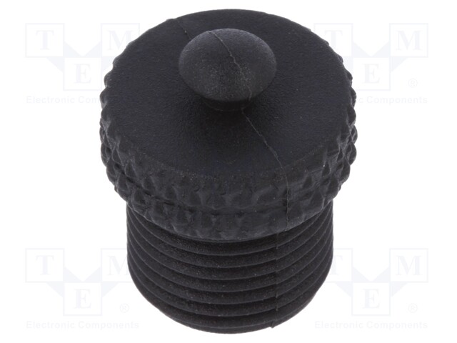 Protection cover; female M12 connectors; IP67; plastic