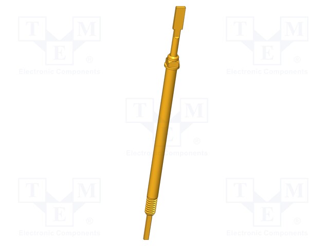 Test needle; Operational spring compression: 4mm; 8A; Ø: 1.5mm