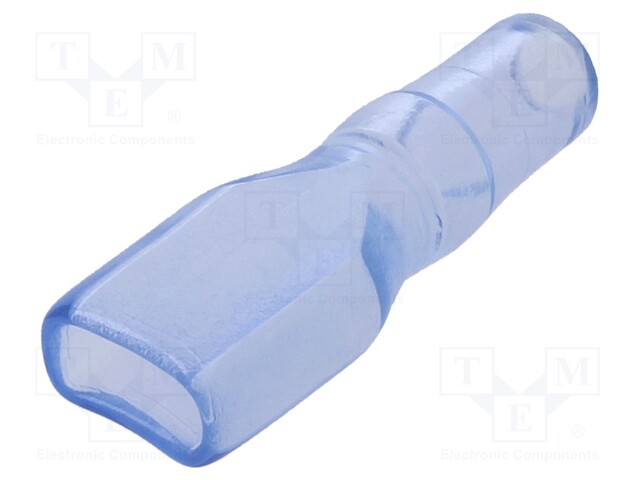 Terminals cover; 6.5mm; Ø: 3mm; straight; L: 24mm; Mat: PVC
