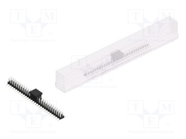 Connector: pin strips; pin header; male; PIN: 56; 2mm; SMT; 2x28