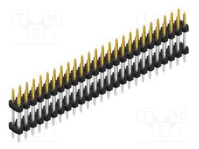Connector: pin strips; pin header; male; PIN: 50; 2mm; THT; 2x25