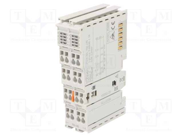 Power measurement terminal; DIN; IP20; IN: 7; 24x100x67.8mm