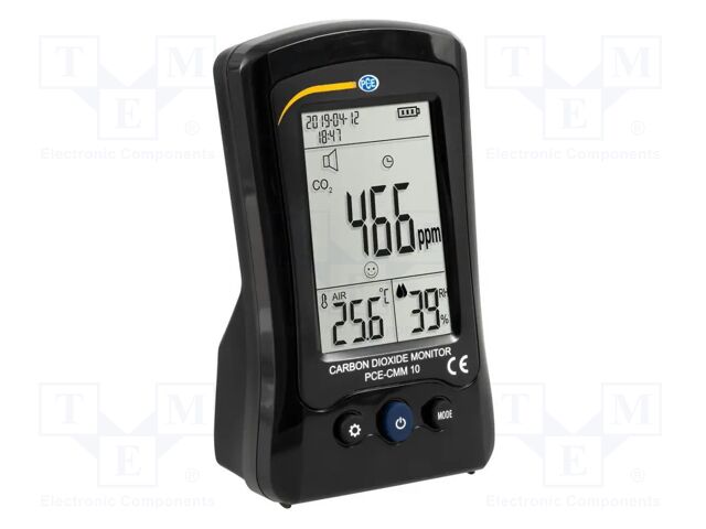 Meter: CO2, temperature and humidity; Range: 400÷5000ppm (CO2)