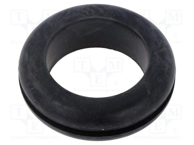 Grommet; black; UL94HB; TPR