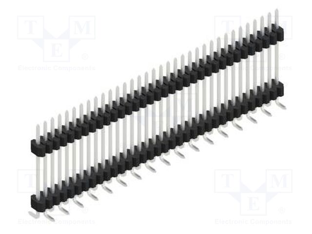 Connector: pin strips; pin header; male; PIN: 34; 1.27mm; SMT; 1x34