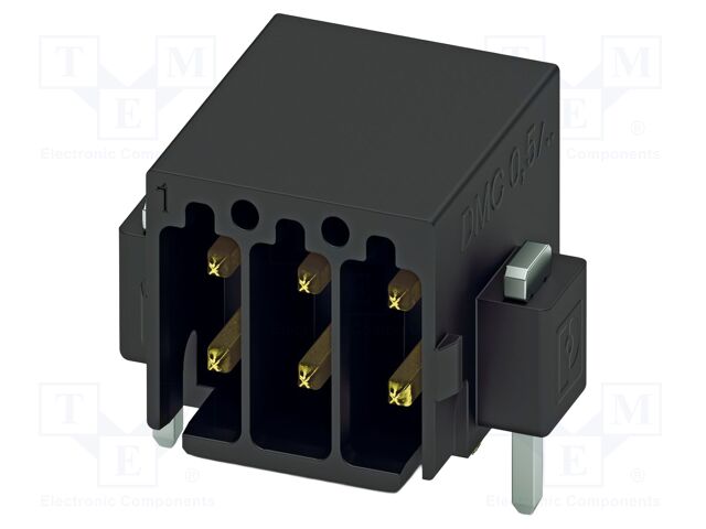 PCB headers, nominal cross section: 0.5 mm?, color: black, n