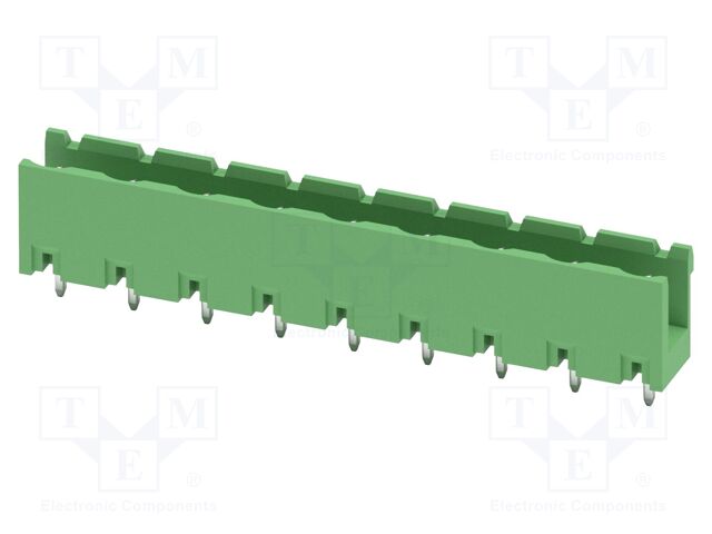 PCB headers, nominal cross section: 2.5 mm?, color: green, n