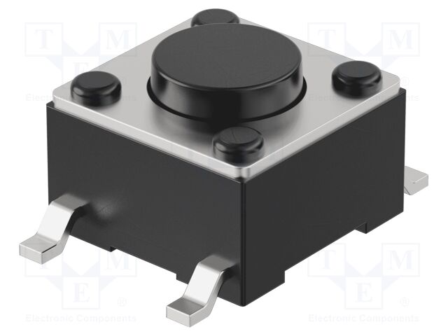 Microswitch TACT; SPST-NO; Pos: 2; 50mA/12VDC; SMT; 2.45N; 6x6mm