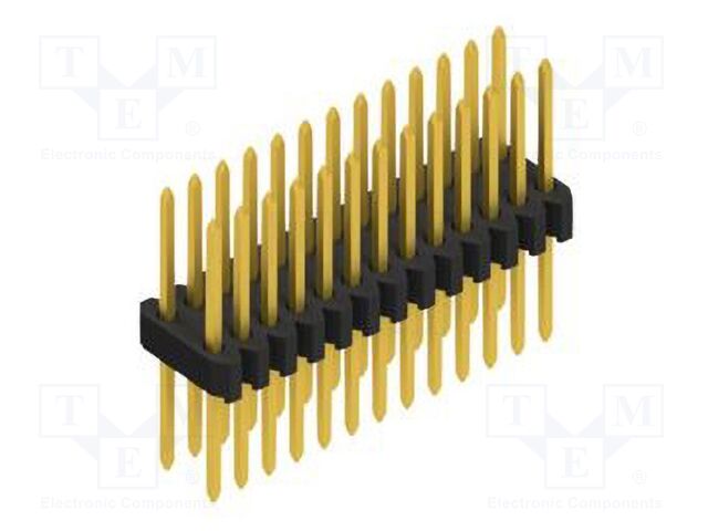 Connector: pin strips; pin header; male; PIN: 26; 1.27mm; THT; 2x13