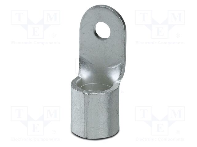 Non-insulated; Body: silver; Tip: ring