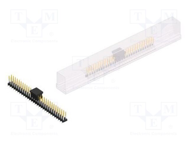 Connector: pin strips; pin header; male; PIN: 58; 2mm; SMT; 2x29