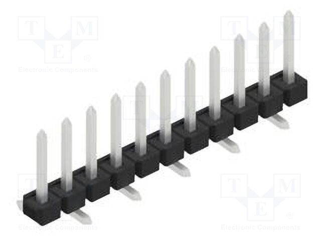 Connector: pin strips; pin header; male; PIN: 11; 2.54mm; SMT; 1x11