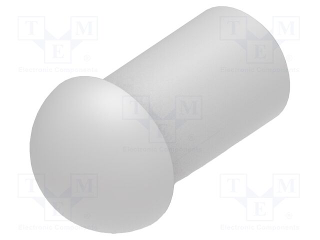 Stopper; polyamide; light grey; L: 13.7mm; -20÷100°C; Entrelec
