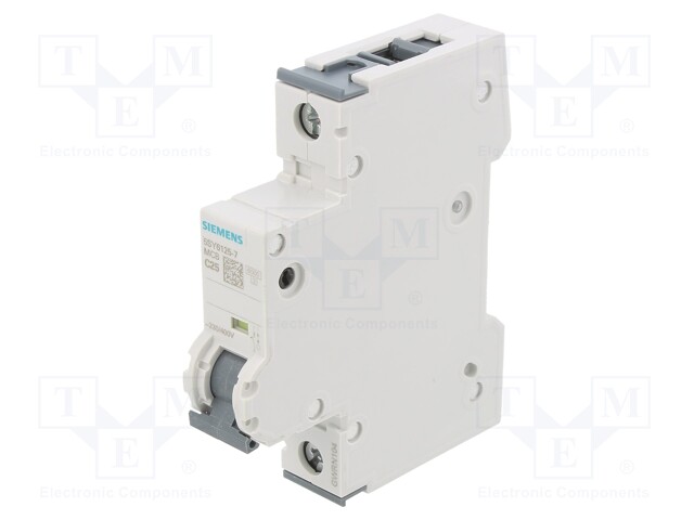 Circuit breaker; 230/400VAC; Inom: 25A; Poles: 1; DIN; Charact: C