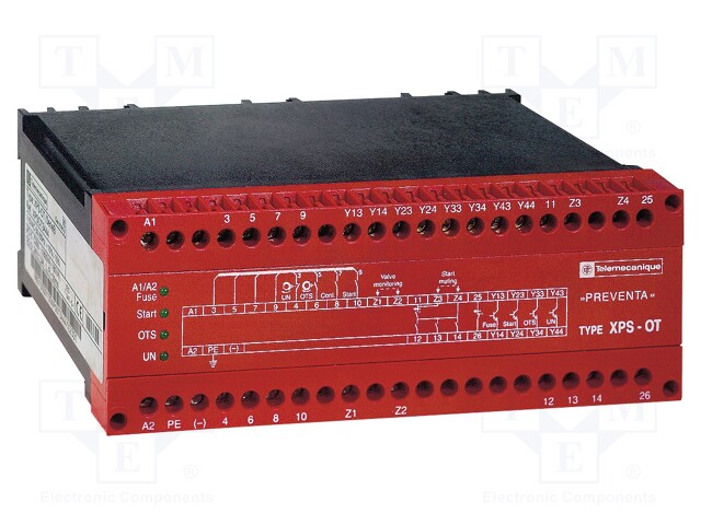 Module: safety relay; 230VAC; for DIN rail mounting; IP20