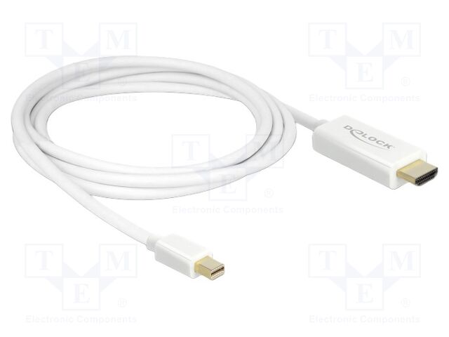 Cable; HDMI plug,mini DisplayPort plug; Full HD 1080p; Len: 2m
