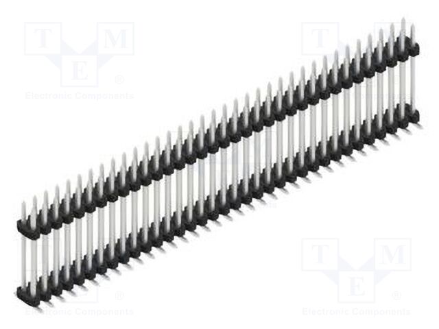 Connector: pin strips; pin header; male; PIN: 70; 2mm; SMT; 2x35