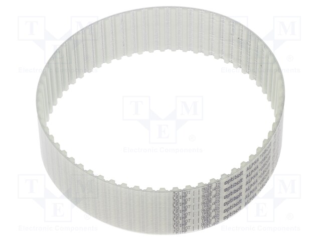 Timing belt; T5; W: 25mm; H: 2.2mm; Lw: 320mm; Tooth height: 1.2mm