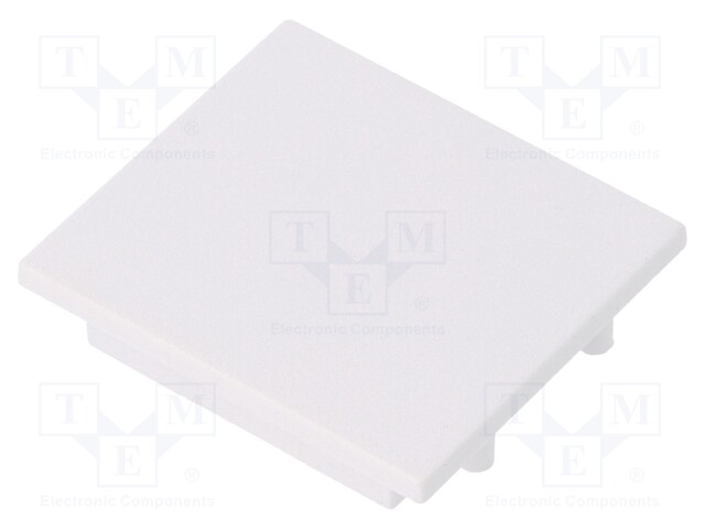 Cap for LED profiles; white; ABS; Application: VARIO30-02