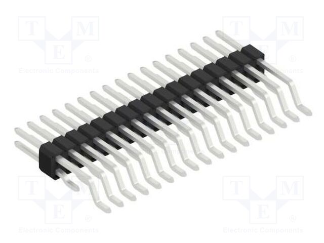 Connector: pin strips; pin header; male; PIN: 34; 1.27mm; SMT; 2x17