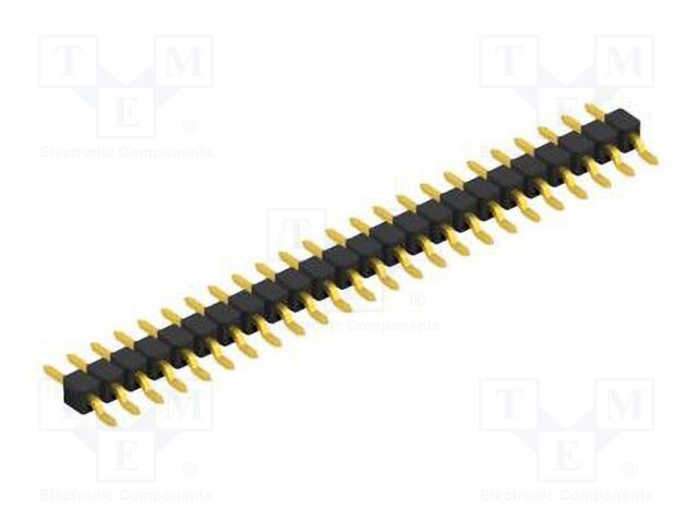 Connector: pin strips; pin header; male; PIN: 24; 2.54mm; SMT; 1x24