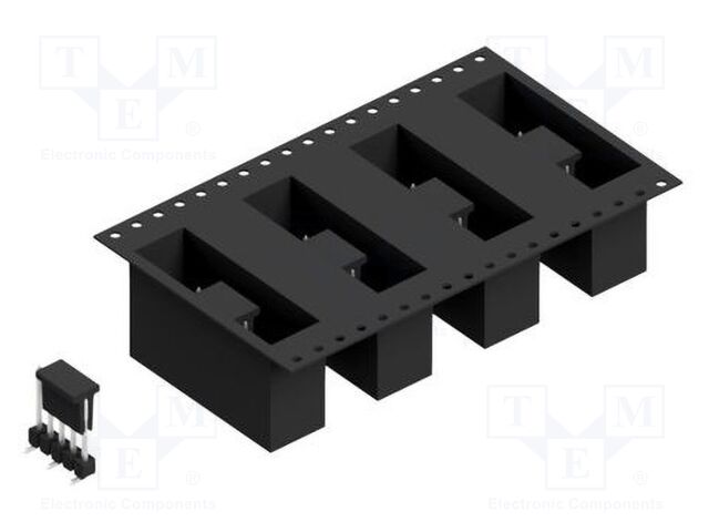 Connector: pin strips; pin header; male; PIN: 5; 2.54mm; SMT; 1x5