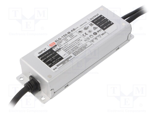 Power supply: switched-mode; LED; 150W; 60÷107VDC; 1400÷2100mA