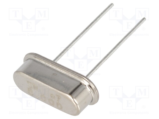 Resonator: quartz; 8MHz; ±30ppm; 20pF; THT; HC49-S; 11.05x3.5x4.7mm