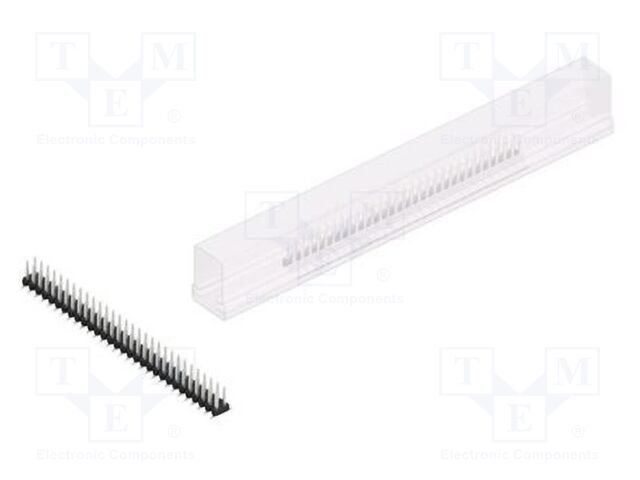 Connector: pin strips; pin header; male; PIN: 60; 2mm; SMT; 2x30