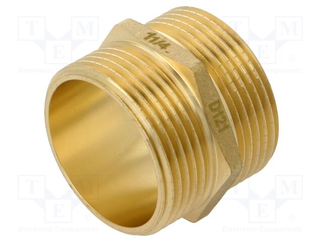 Male-male,hexagonal; max.6bar@<90°C,max.16bar@10°C÷30°C; BR