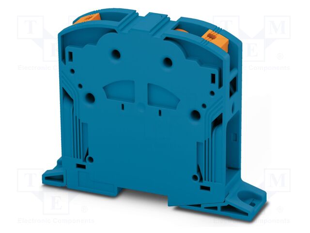 Splice terminal: rail; PA; L: 108.3mm; ways: 1; terminals: 2; W: 31mm