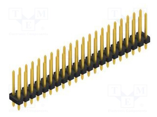 Connector: pin strips; pin header; male; PIN: 42; 2.54mm; THT; 2x21