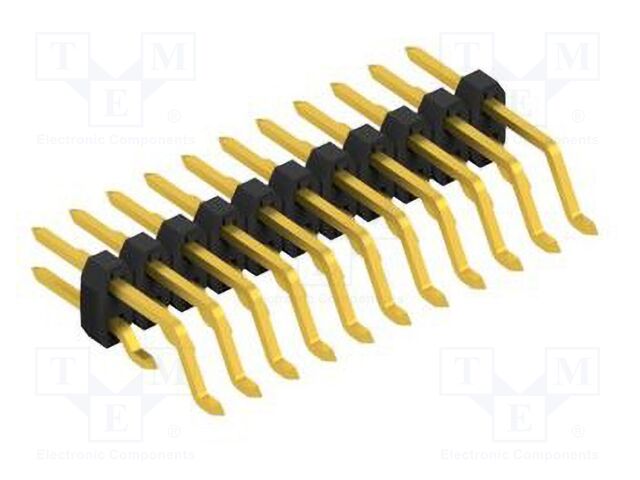 Connector: pin strips; pin header; male; PIN: 22; 2mm; SMT; 2x11