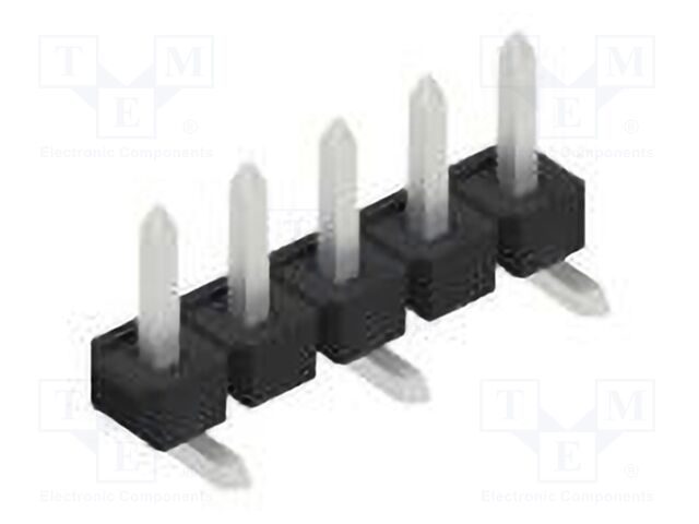 Connector: pin strips; pin header; male; PIN: 5; 2.54mm; SMT; 1x5