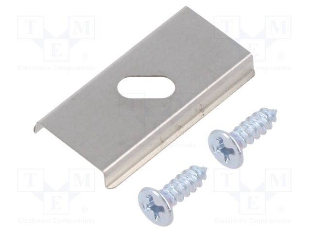 Flexible mounting plate U; 20pcs; stainless steel
