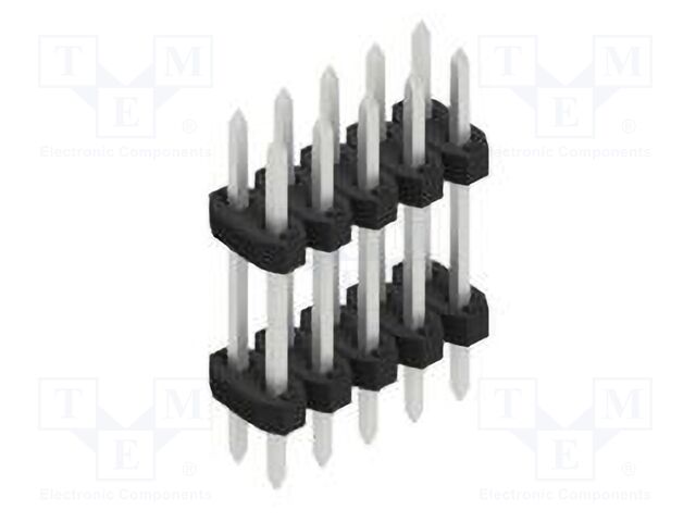 Connector: pin strips; pin header; male; PIN: 10; 2mm; THT; 2x5; 100V
