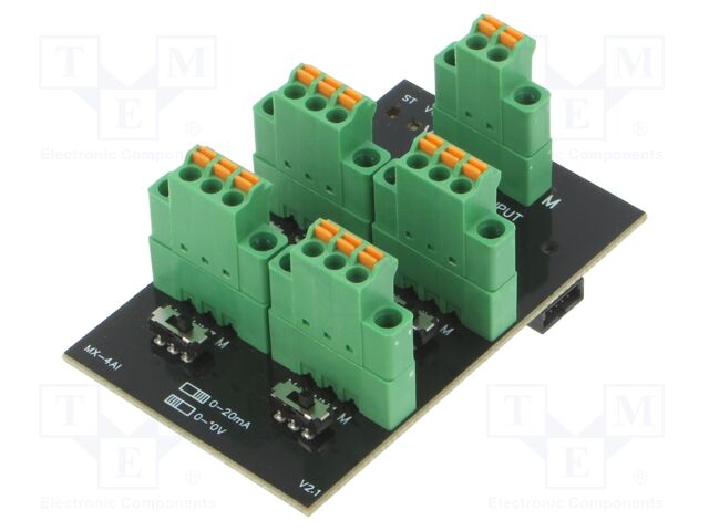 IN: 4; ModuleX; Industrial module: analog input