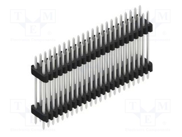 Connector: pin strips; pin header; male; PIN: 46; 1.27mm; THT; 2x23