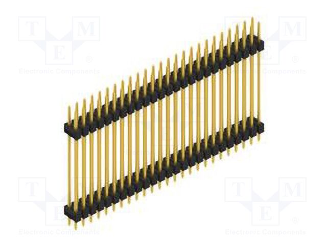 Connector: pin strips; pin header; male; PIN: 50; 2.54mm; THT; 2x25