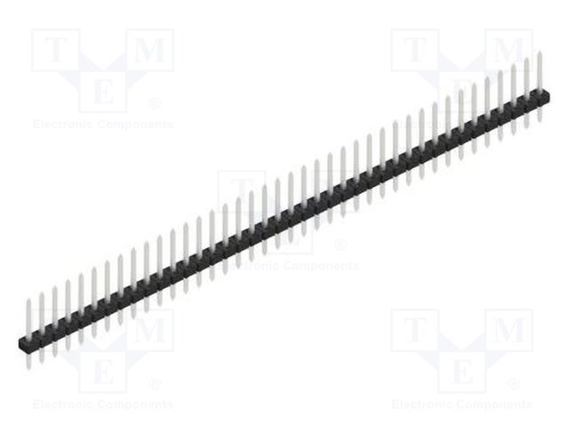 Connector: pin strips; pin header; male; PIN: 40; 2mm; THT; 1x40