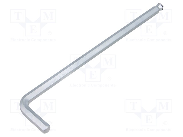 Key; hexagon keys,spherical; HEX 8mm; Overall len: 206mm