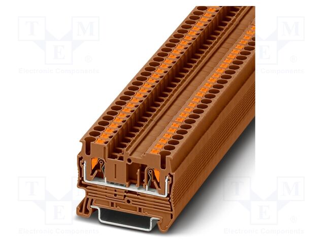 Splice terminal: rail; PT; 24A; 800V; push-in; PA; L: 35.3mm; ways: 1